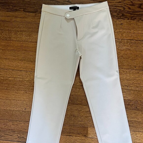 Banana Republic Petite Sloan Slim Pants – Cream/Ivory – Size 10P - Picture 1 of 7